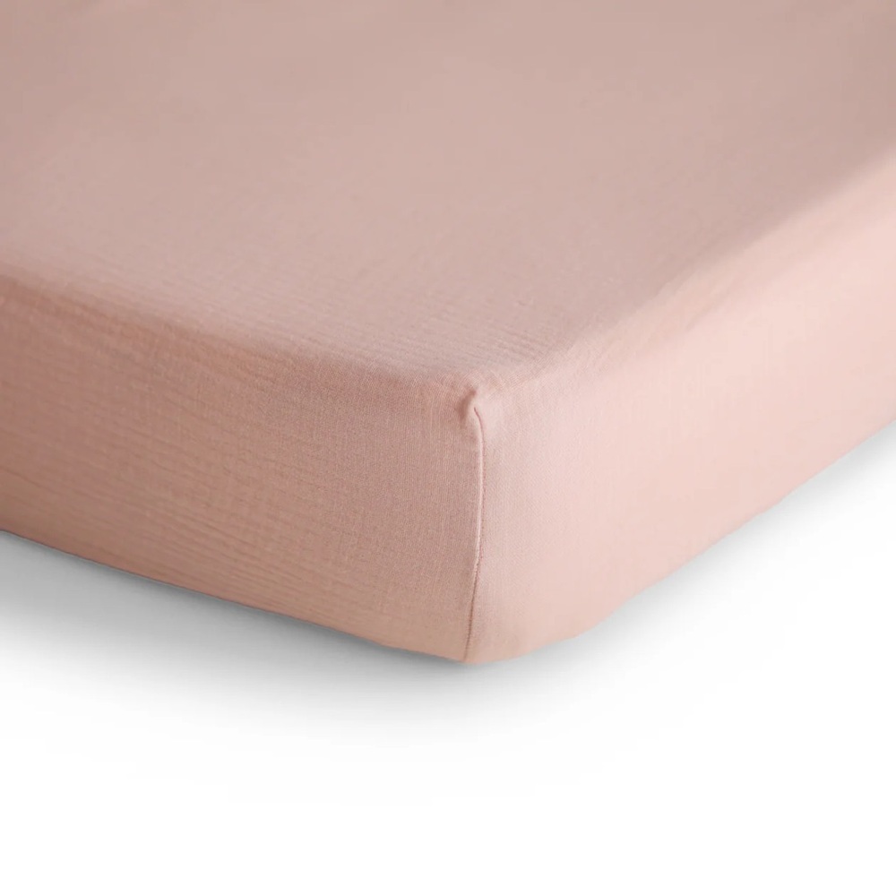 Mushie | Extra Soft Muslin Crib Sheet 100% Cotton